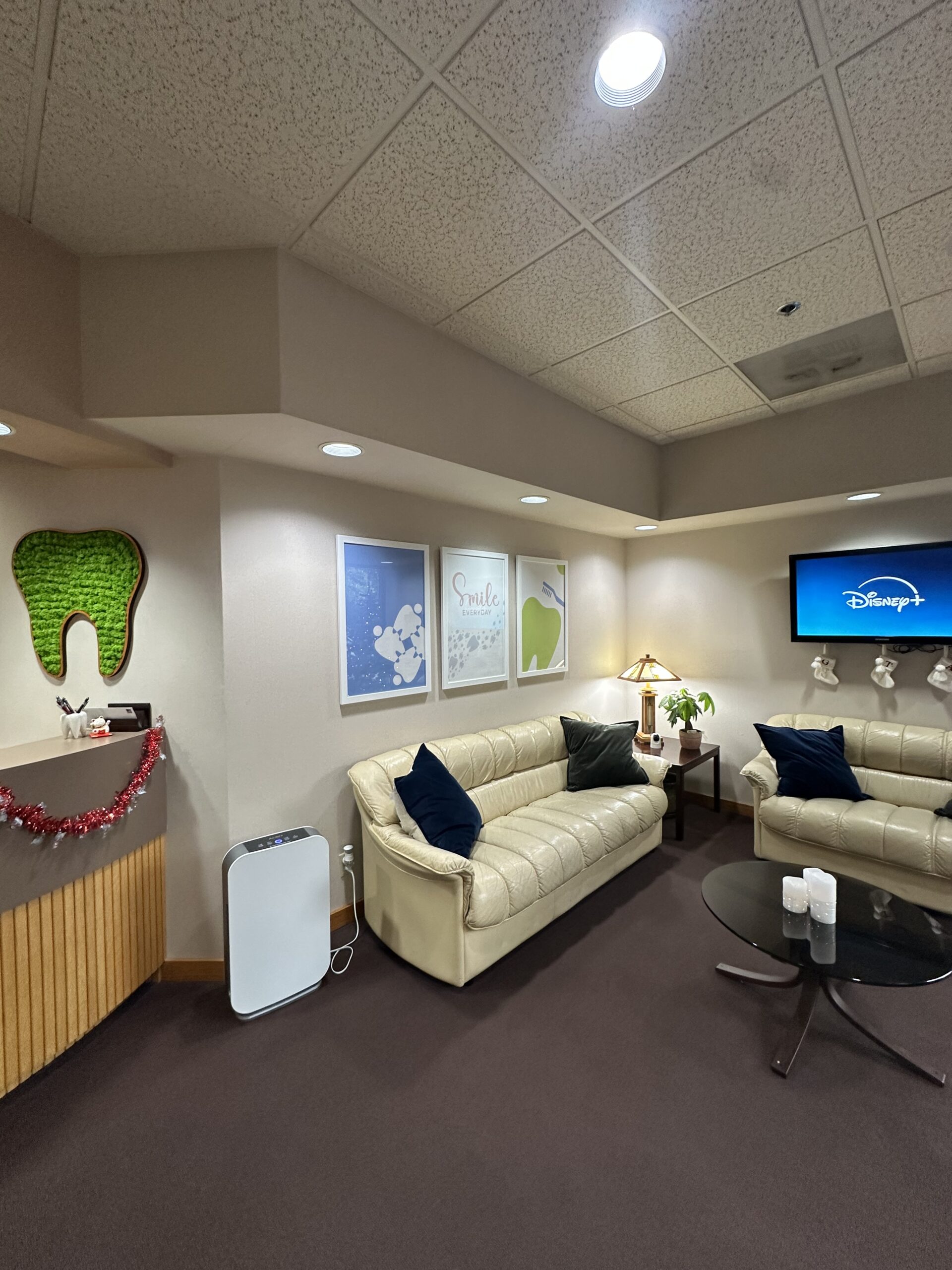 Modern dental facility interior